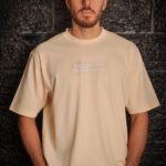 T-shirt streetwear beige vicious candy oversize