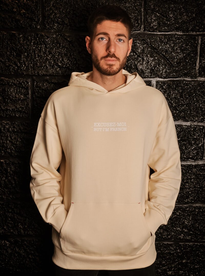 Hoodie streetwear beige vicious candy