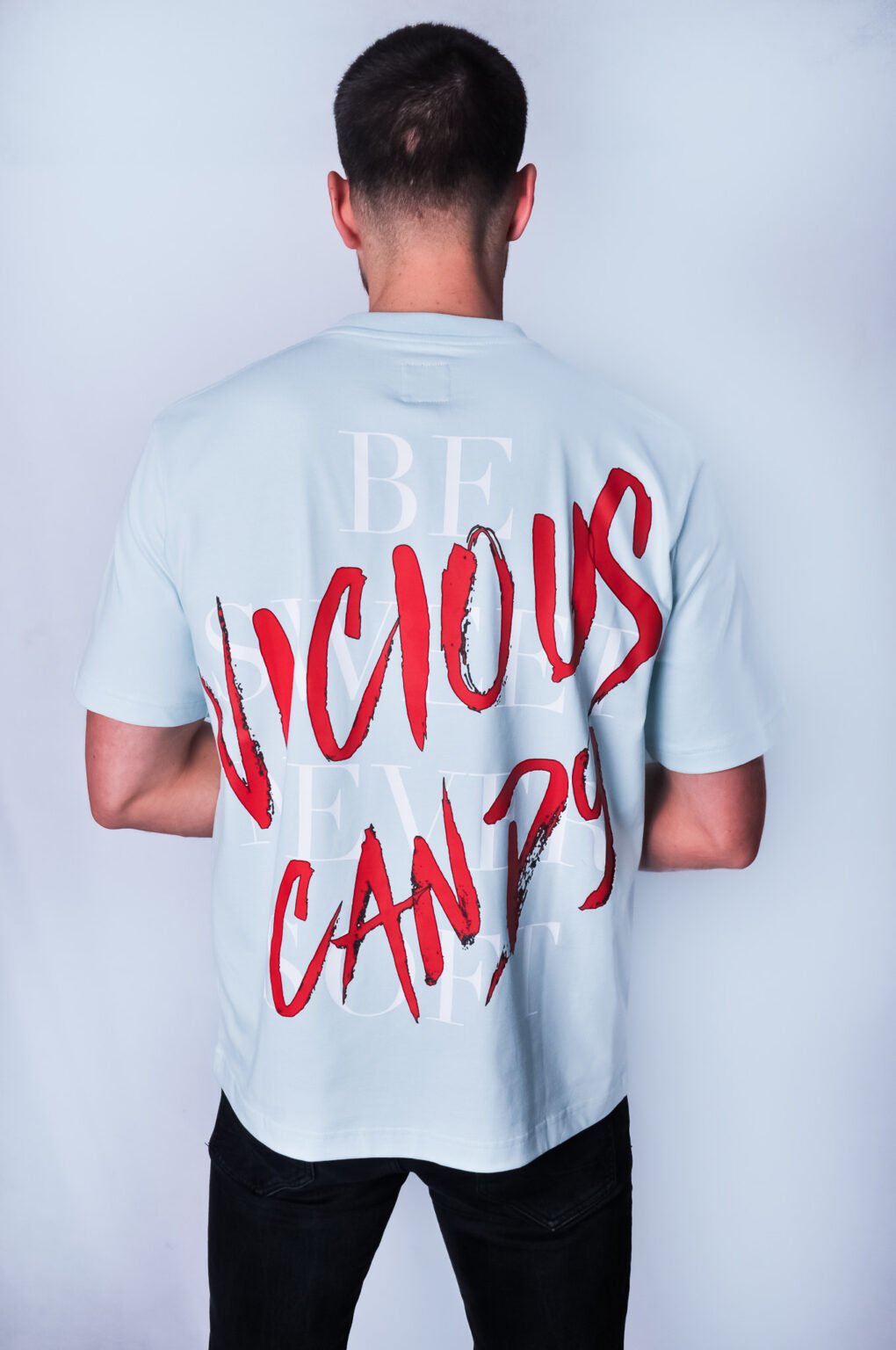 T-shirt streetwear bleu ciel vicious candy