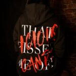 girl wearing Vicious Candy oversized Hoodie black