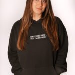 oversize black hoodie
