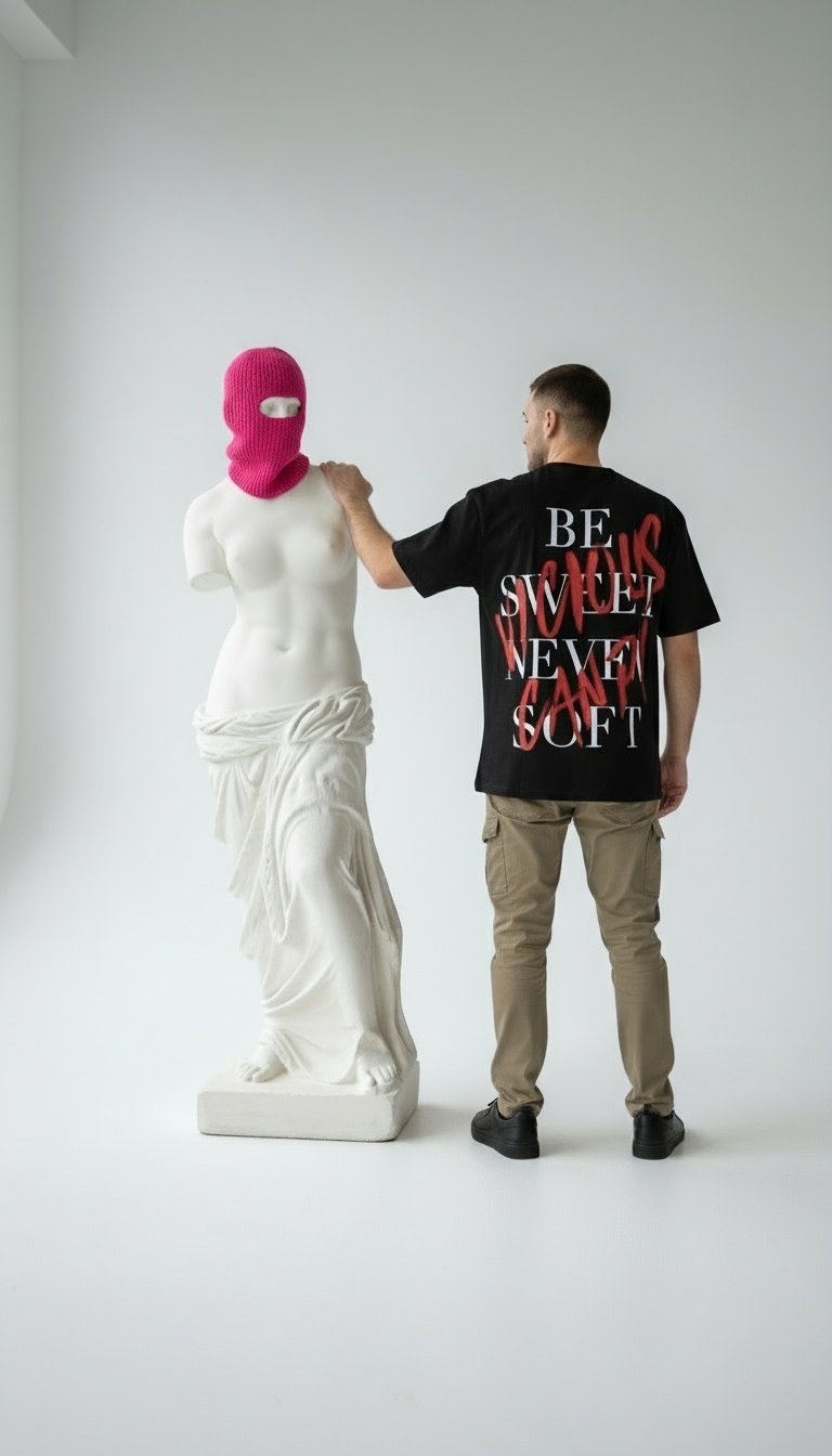 t-shirt vicious candy black